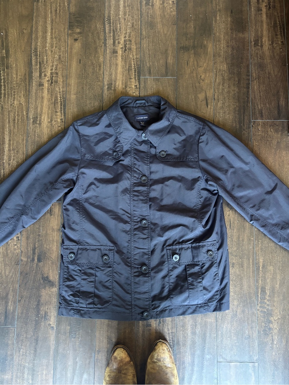 Lands' End Men's Navy Field Jacket
